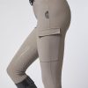 Donne Vestrum | Pantaloni Da Equitazione Bard Da Donna Con Grip Al Ginocchio Nocciola