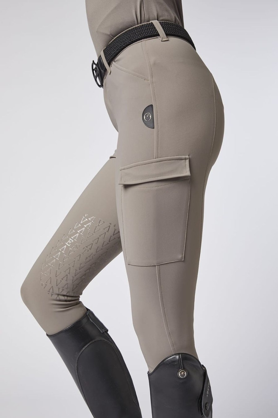 Donne Vestrum | Pantaloni Da Equitazione Bard Da Donna Con Grip Al Ginocchio Nocciola