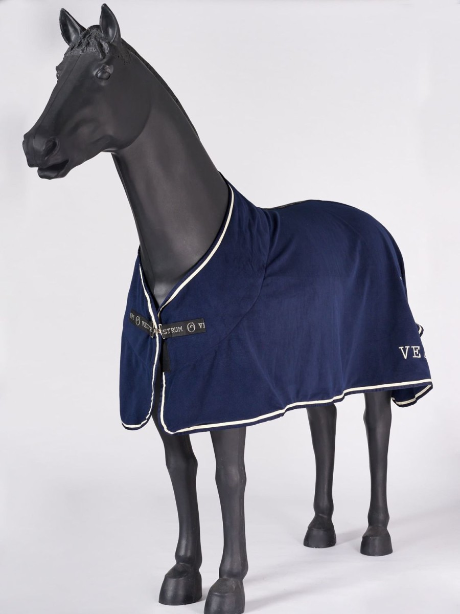 Cavallo Vestrum | Coperta In Pile Matsudo Per Cavallo Blu Marina