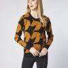 Donne Vestrum | Maglia Girocollo Donna Fianes Nero/Curcuma