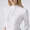 Donne Vestrum | Maglia Da Concorso A Maniche Lunghe Da Donna Casere Bianco Ottico